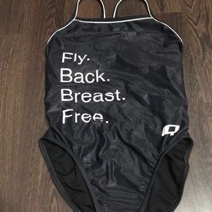 Barely Worn Q Swimsuit - Fly Back Breast Free